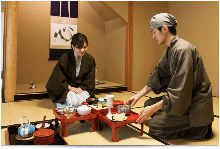 精進料理：お部屋食